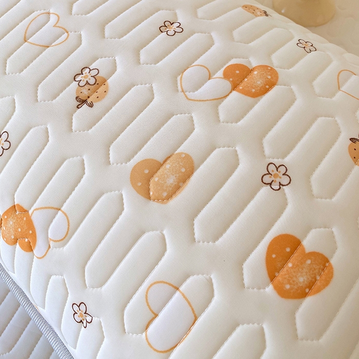 91家纺网 家纺一手货源 找家纺 雨彤家纺 2025年新款A类乳胶凉感丝双人长枕套 爱意满满