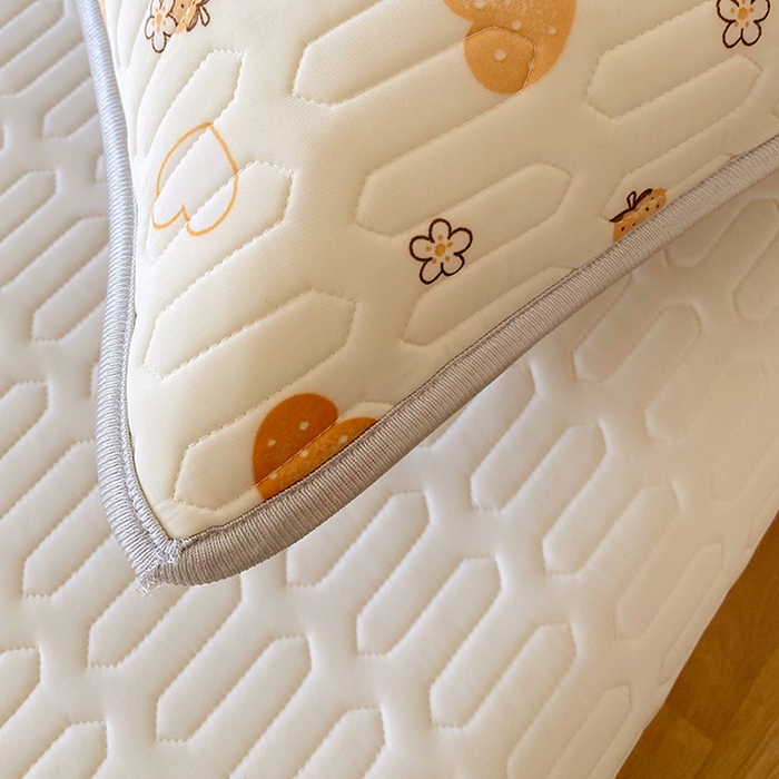 91家纺网 家纺一手货源 找家纺 雨彤家纺 2025年新款A类乳胶凉感丝双人长枕套 爱意满满