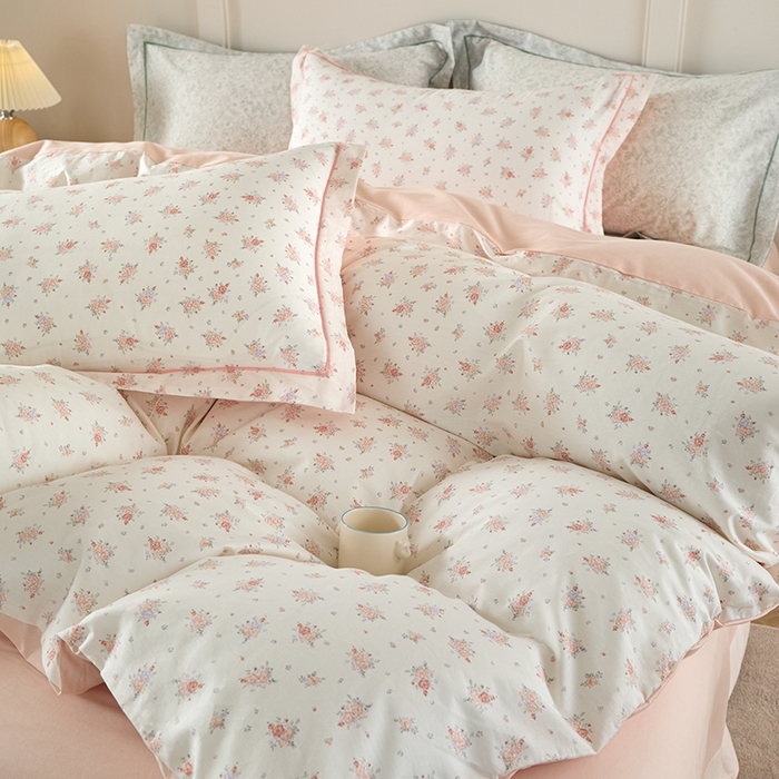 91家纺网 家纺一手货源 找家纺 （总）丽卡家纺 2025新款活性印花全棉四件套