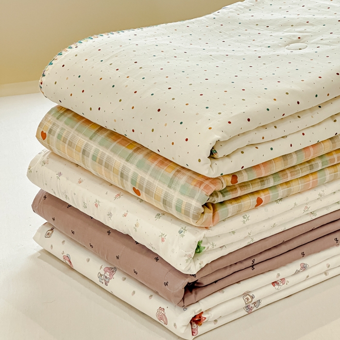 91家纺网 家纺一手货源 找家纺 （总）金丝鸟家纺 2025春夏新款全棉纯棉双层纱夏被夏凉被空调被