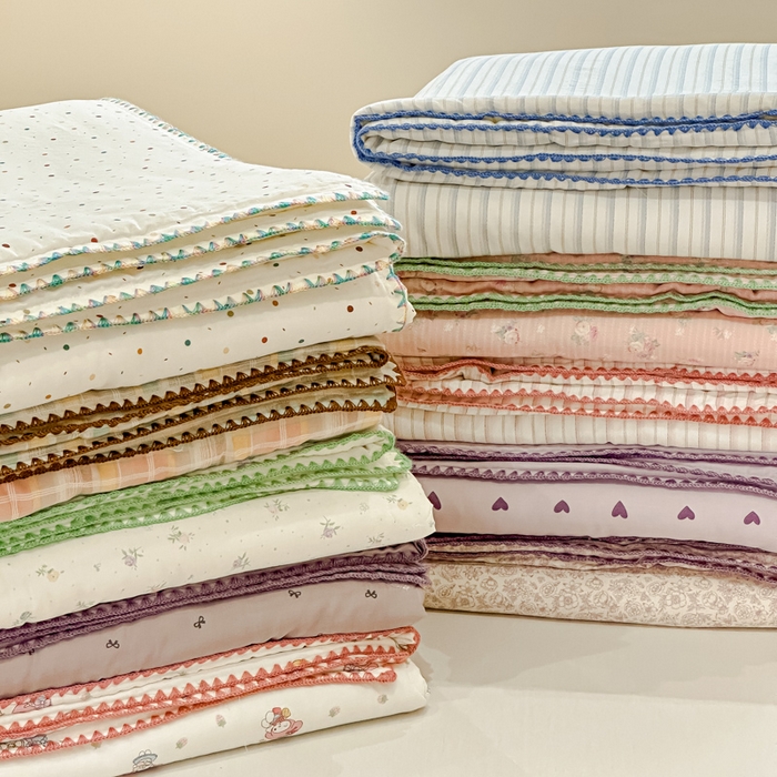 91家纺网 家纺一手货源 找家纺 （总）金丝鸟家纺 2025春夏新款全棉纯棉双层纱夏被夏凉被空调被