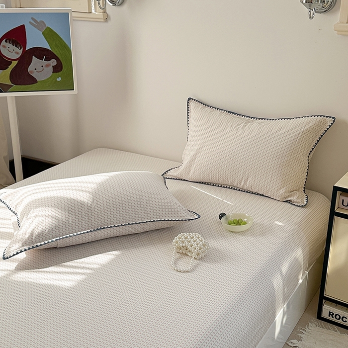 91家纺网 家纺一手货源 找家纺 金丝鸟家纺 2025春夏新款全棉纯棉双层纱床单 单品单件 粉色小花