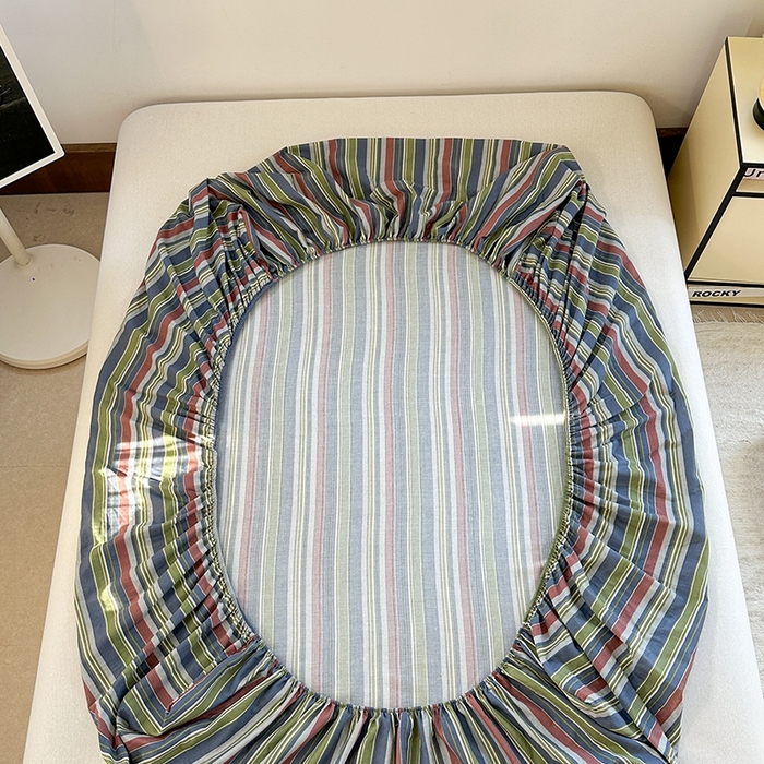 91家纺网 家纺一手货源 找家纺 金丝鸟家纺 2025春夏新款全棉纯棉双层纱床单 单品单件 塔思琦