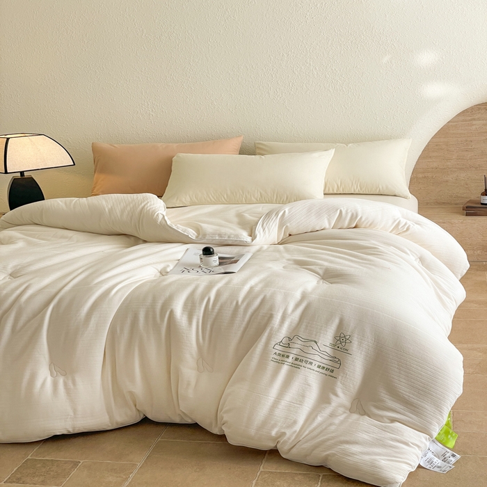 91家纺网 家纺一手货源 找家纺 （总）圣梦莱2025款李官奇30%大豆全棉纯棉水洗棉冬被超柔四季被提花被芯夏凉被（凡质量问题由商家承担）