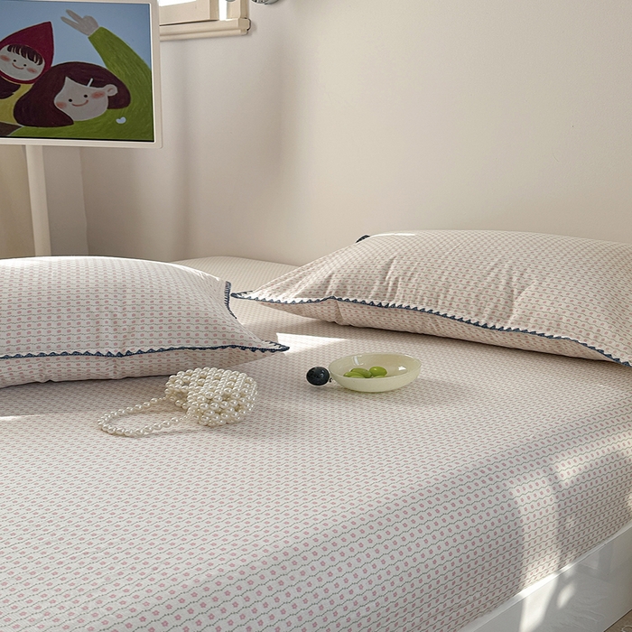 91家纺网 家纺一手货源 找家纺 （总）金丝鸟家纺 2025春夏新款全棉纯棉双层纱床单 单品单件