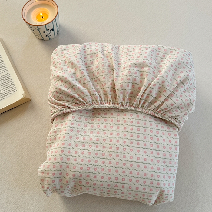 91家纺网 家纺一手货源 找家纺 （总）金丝鸟家纺 2025春夏新款全棉纯棉双层纱床单 单品单件