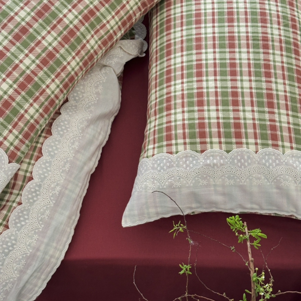 91家纺网 家纺一手货源 找家纺 （总）旷野 2025新款全棉纯棉60支双层纱四件套