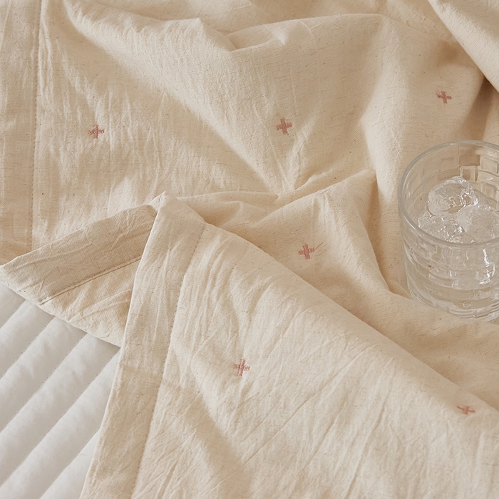 91家纺网 家纺一手货源 找家纺 原研家居 2025新款A类棉麻棉花夏被被子被芯 棉花夏被