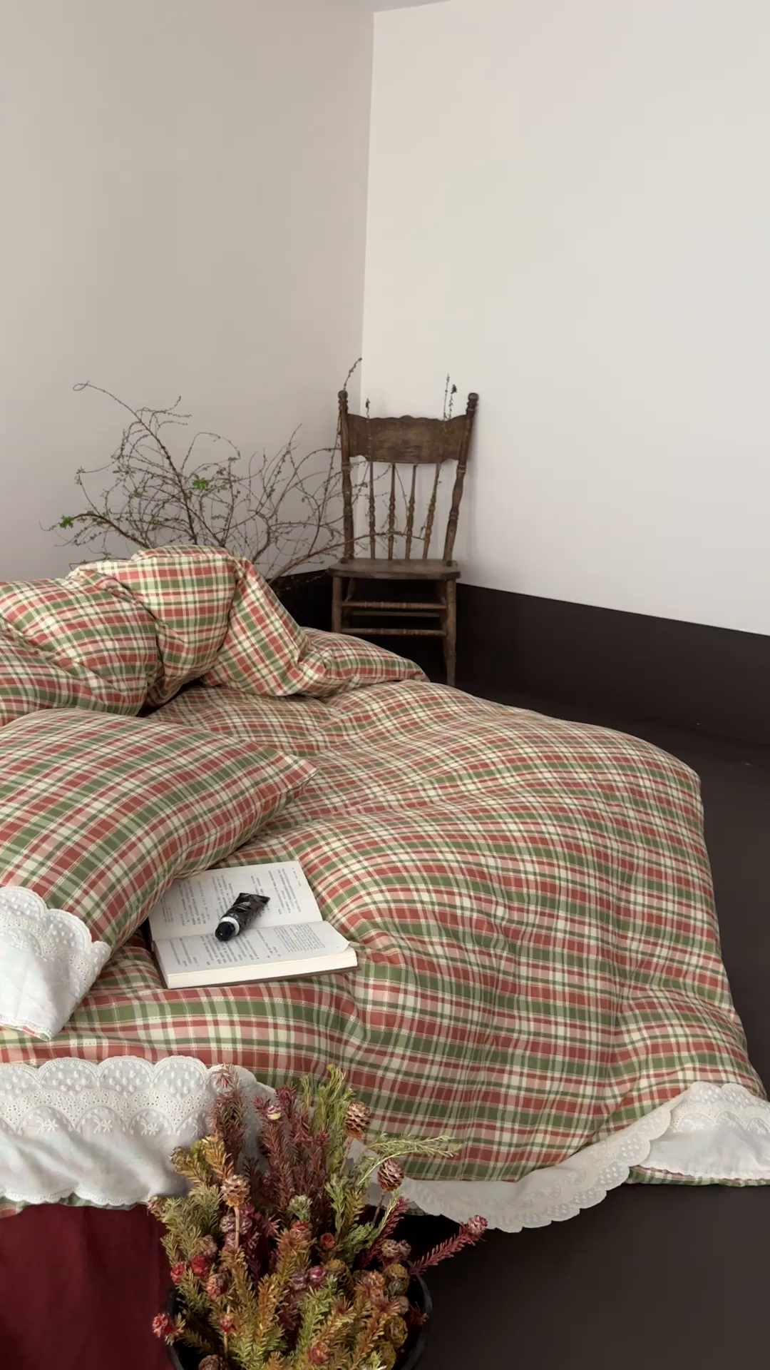 91家纺网 家纺一手货源 找家纺 旷野 2025新款全棉纯棉60支双层纱四件套 春野浮绿