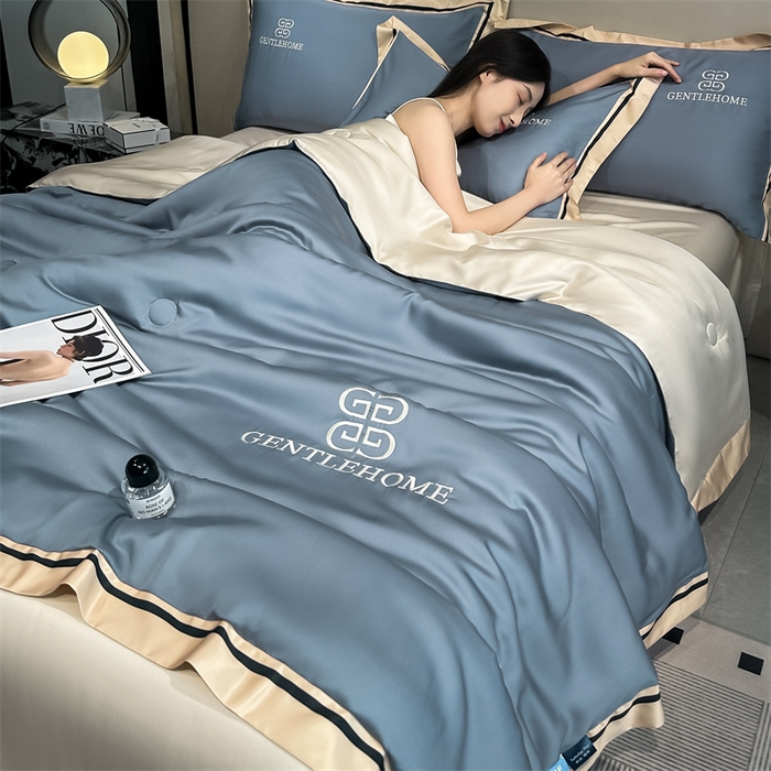 91家纺网 家纺一手货源 找家纺 （总）小久久（小九九） 2025新款水洗真丝夏被-威廉