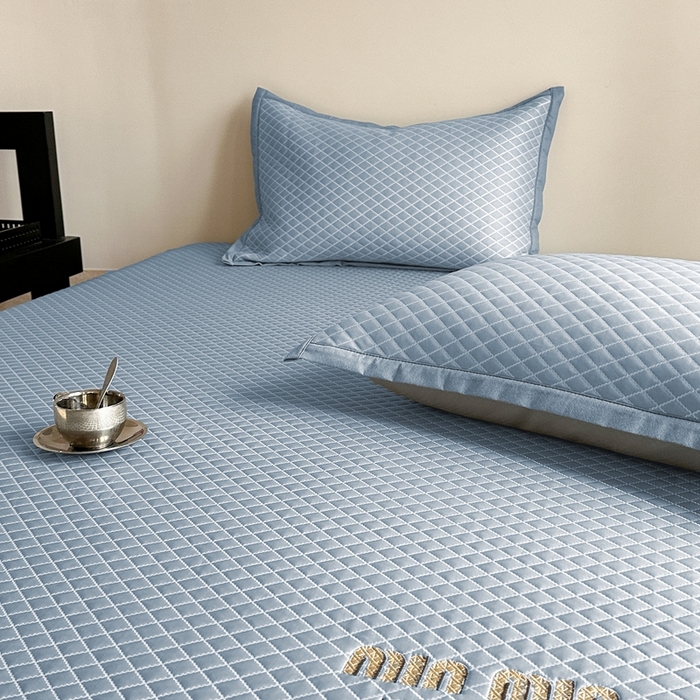 91家纺网 家纺一手货源 找家纺 （总）凉百百 2025新款3D凉豆豆凉席席子-方格