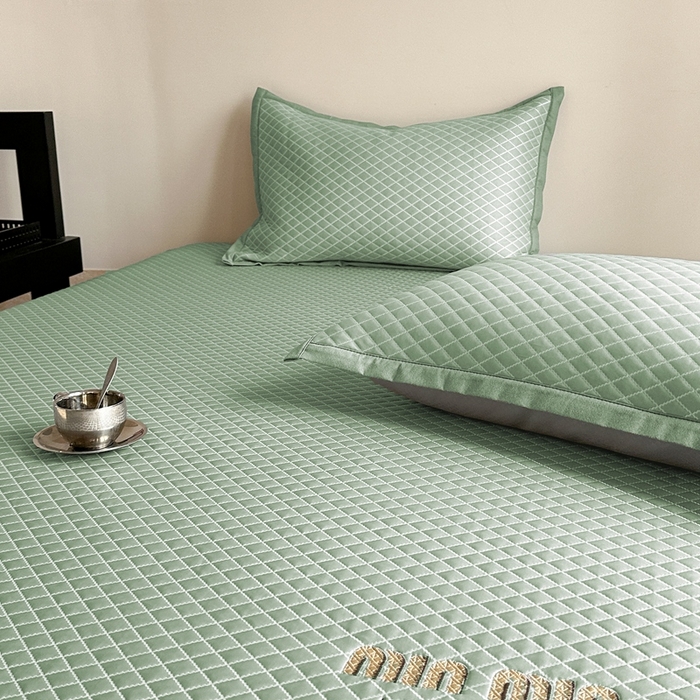 91家纺网 家纺一手货源 找家纺 （总）凉百百 2025新款3D凉豆豆凉席席子-方格