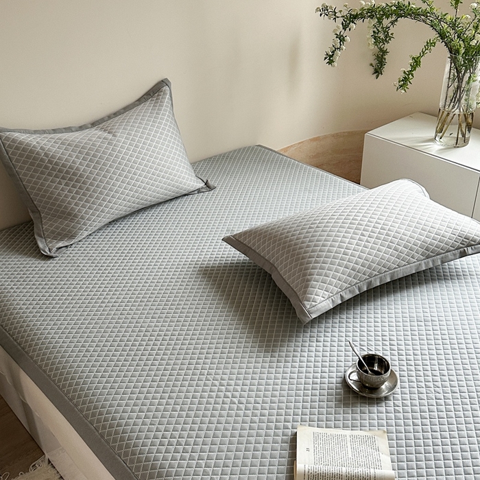 91家纺网 家纺一手货源 找家纺 （总）凉百百 2025新款3D凉豆豆凉席席子-方格