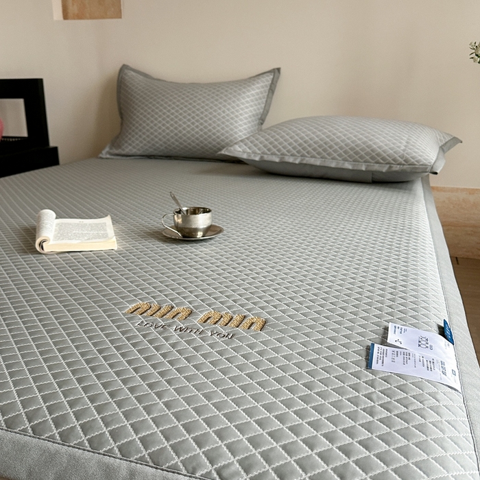 91家纺网 家纺一手货源 找家纺 （总）凉百百 2025新款3D凉豆豆凉席席子-方格