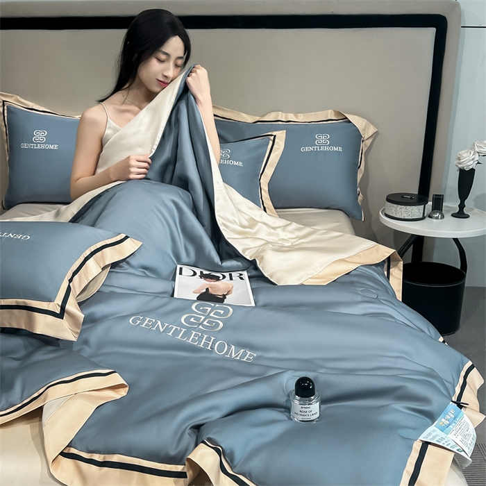 91家纺网 家纺一手货源 找家纺 （总）小久久（小九九） 2025新款水洗真丝夏被-威廉