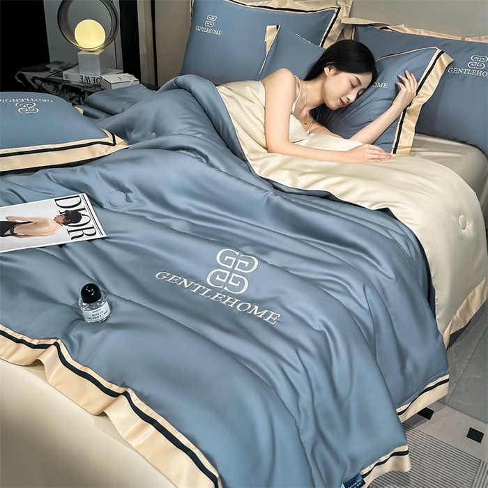 91家纺网 家纺一手货源 找家纺 （总）小久久（小九九） 2025新款水洗真丝夏被-威廉