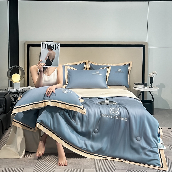 91家纺网 家纺一手货源 找家纺 （总）小久久（小九九） 2025新款水洗真丝夏被-威廉