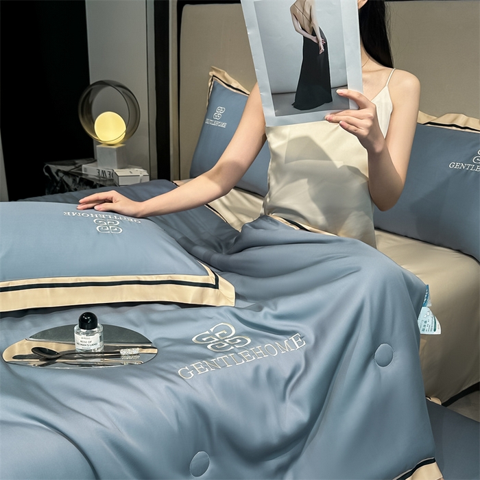 91家纺网 家纺一手货源 找家纺 （总）小久久（小九九） 2025新款水洗真丝夏被-威廉