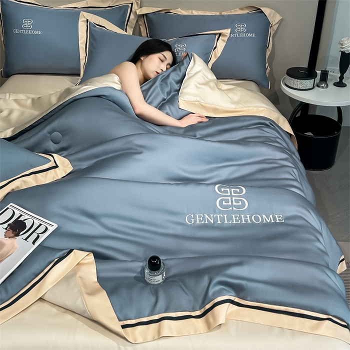 91家纺网 家纺一手货源 找家纺 （总）小久久（小九九） 2025新款水洗真丝夏被-威廉