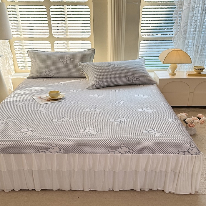 91家纺网 家纺一手货源 找家纺 （总）美达家纺 2025新品冰豆豆床盖凉席