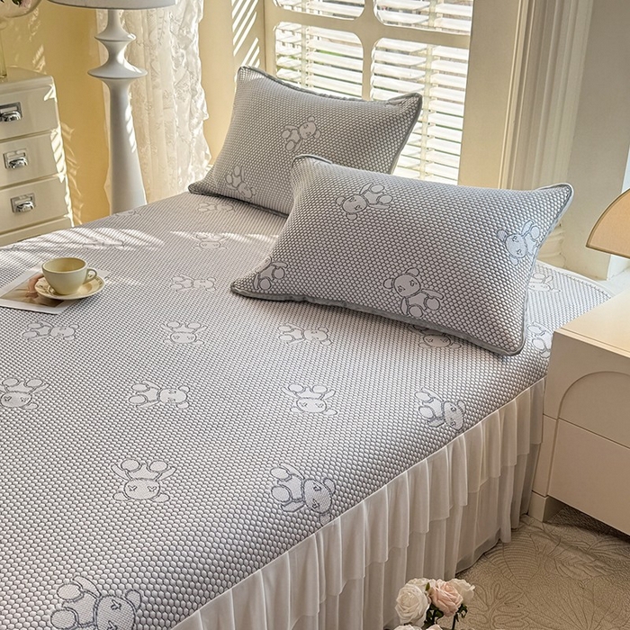 91家纺网 家纺一手货源 找家纺 （总）美达家纺 2025新品冰豆豆床盖凉席