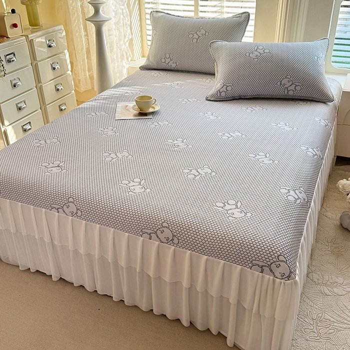 91家纺网 家纺一手货源 找家纺 （总）美达家纺 2025新品冰豆豆床盖凉席