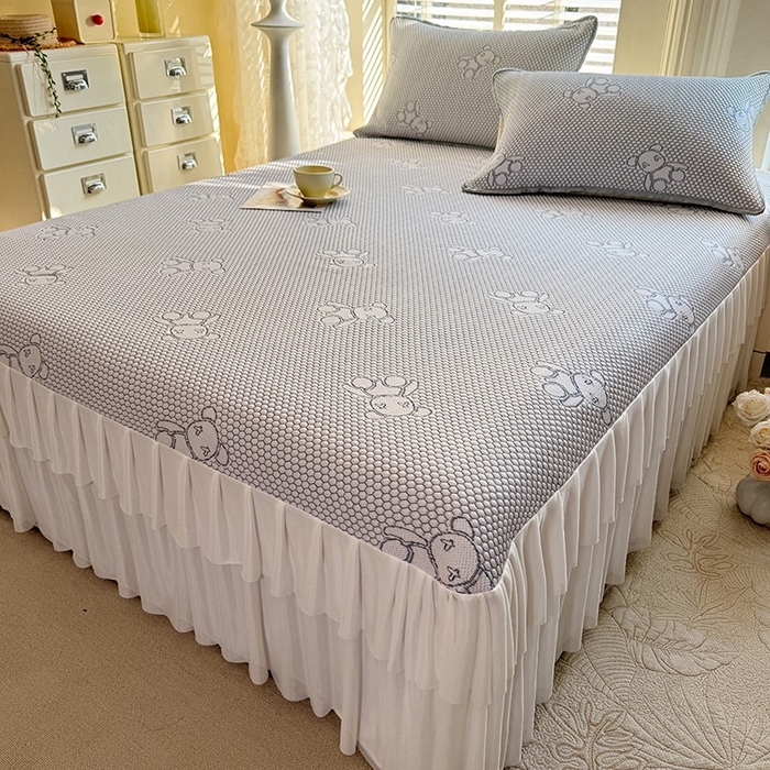 91家纺网 家纺一手货源 找家纺 （总）美达家纺 2025新品冰豆豆床盖凉席