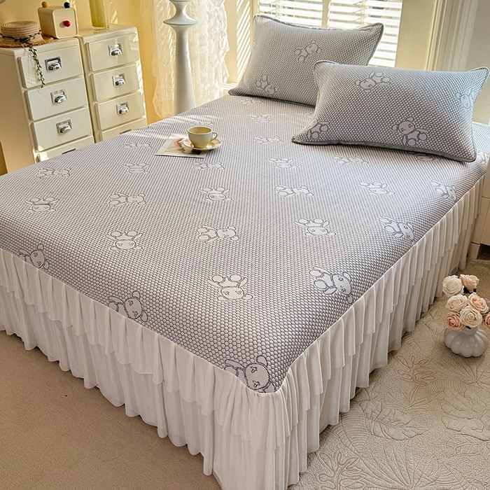 91家纺网 家纺一手货源 找家纺 （总）美达家纺 2025新品冰豆豆床盖凉席