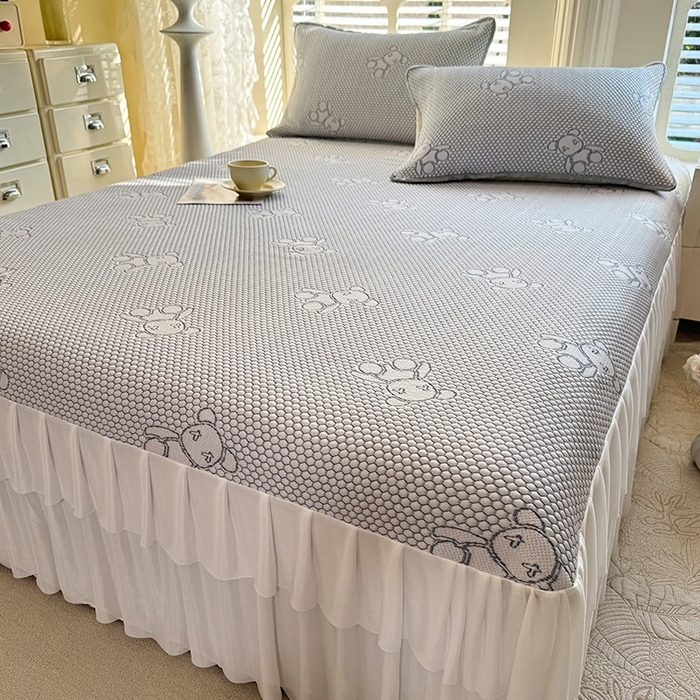 91家纺网 家纺一手货源 找家纺 （总）美达家纺 2025新品冰豆豆床盖凉席