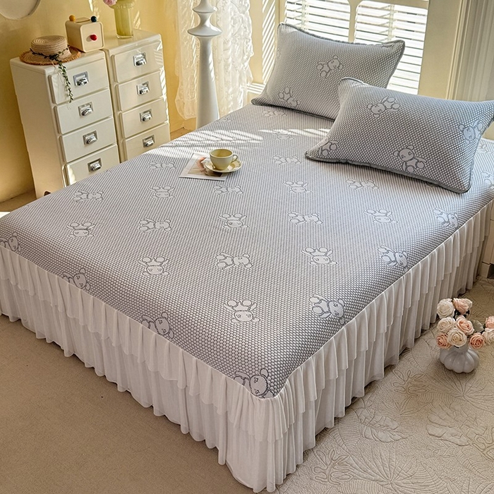 91家纺网 家纺一手货源 找家纺 （总）美达家纺 2025新品冰豆豆床盖凉席