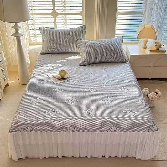 91家纺网 家纺一手货源 找家纺 （总）美达家纺 2025新品冰豆豆床盖凉席