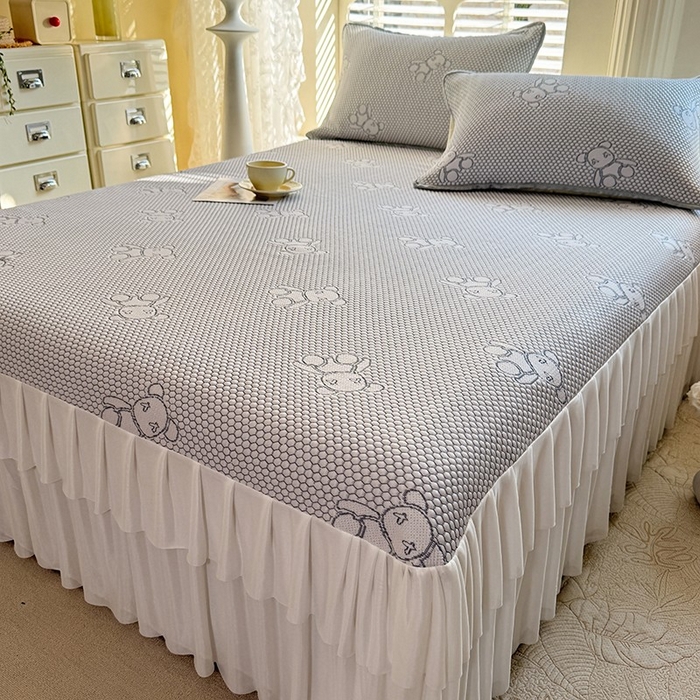 91家纺网 家纺一手货源 找家纺 （总）美达家纺 2025新品冰豆豆床盖凉席