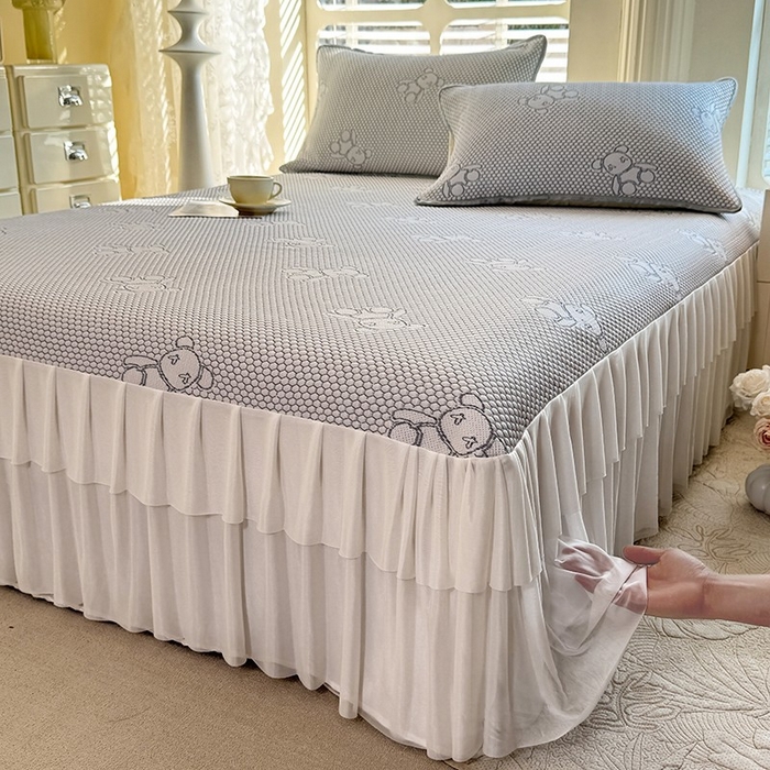 91家纺网 家纺一手货源 找家纺 （总）美达家纺 2025新品冰豆豆床盖凉席