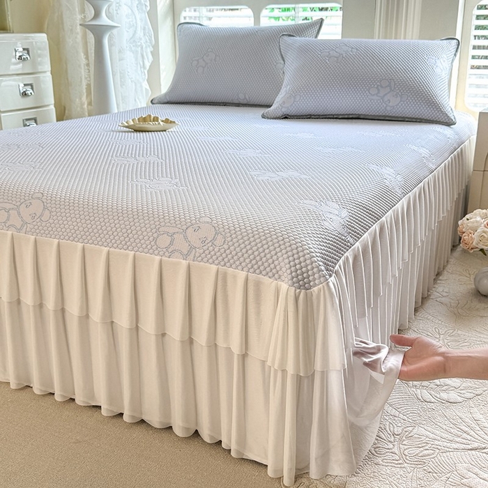 91家纺网 家纺一手货源 找家纺 （总）美达家纺 2025新品冰豆豆床盖凉席