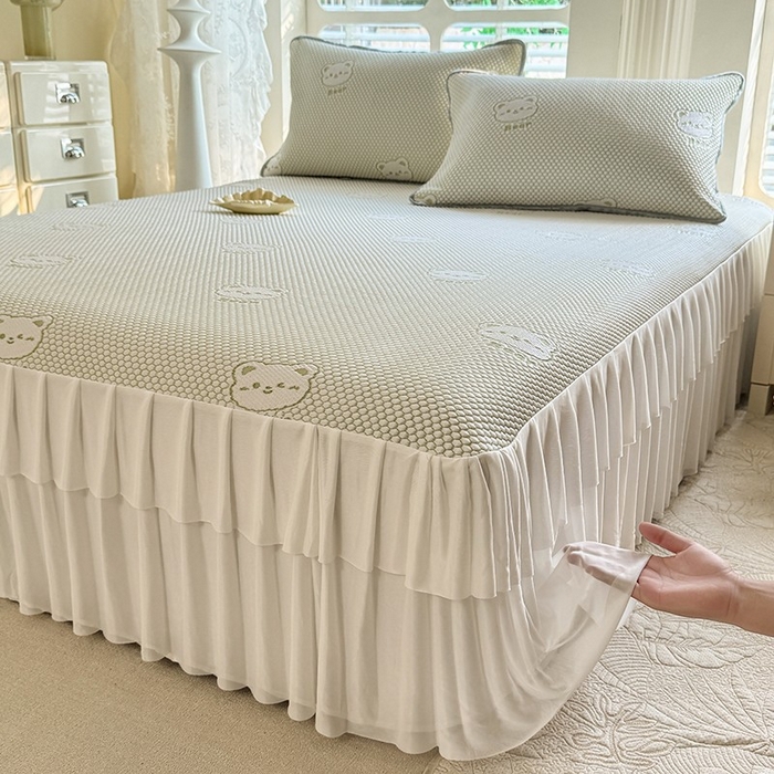 91家纺网 家纺一手货源 找家纺 （总）美达家纺 2025新品冰豆豆床盖凉席