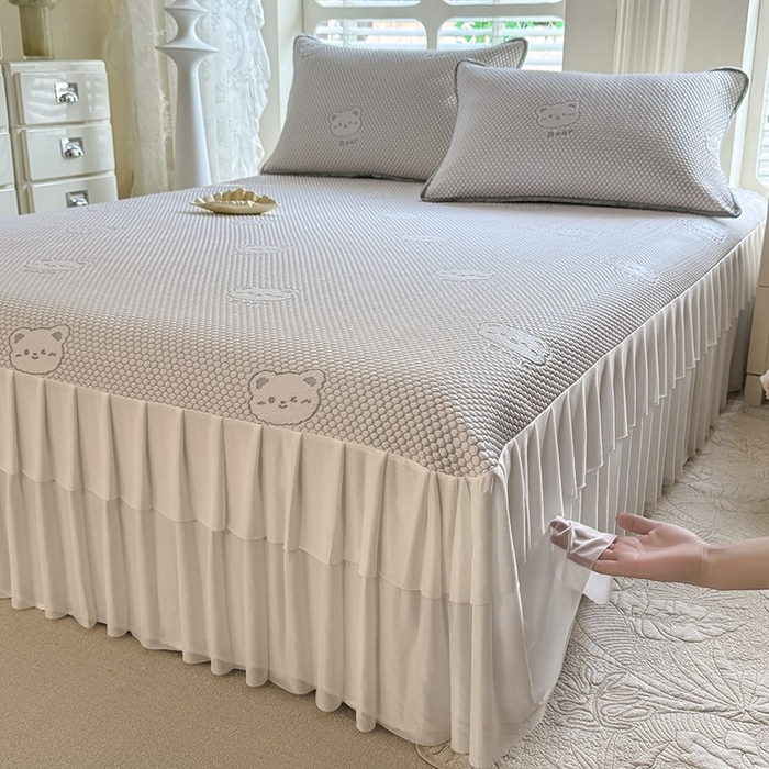 91家纺网 家纺一手货源 找家纺 （总）美达家纺 2025新品冰豆豆床盖凉席