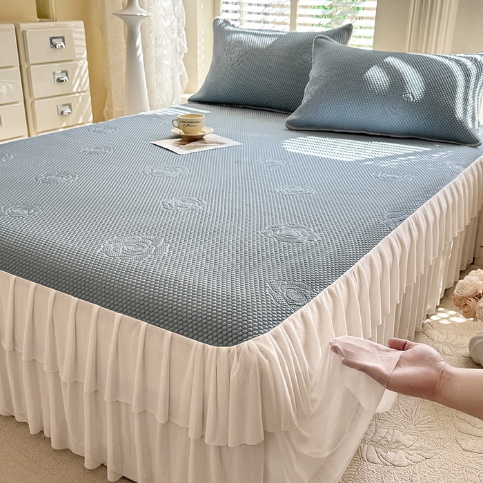 91家纺网 家纺一手货源 找家纺 （总）美达家纺 2025新品冰豆豆床盖凉席