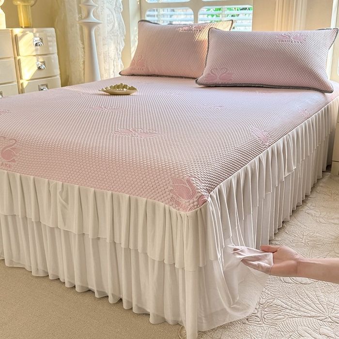 91家纺网 家纺一手货源 找家纺 （总）美达家纺 2025新品冰豆豆床盖凉席