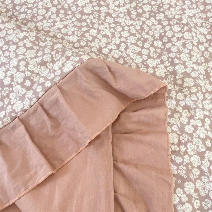 91家纺网 家纺一手货源 找家纺 （总）2025新款全棉双层纱多功能夏被四件套