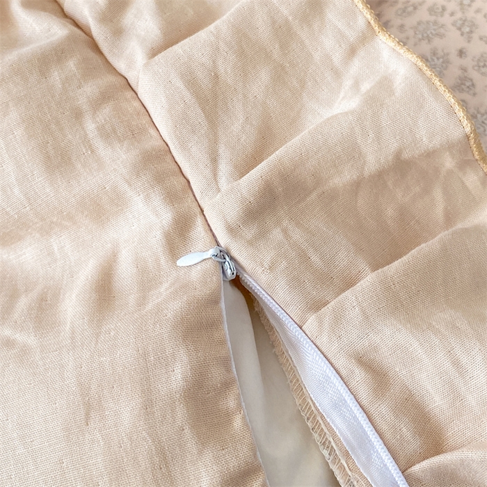 91家纺网 家纺一手货源 找家纺 2025新款全棉双层纱多功能夏被四件套 繁花蝴结