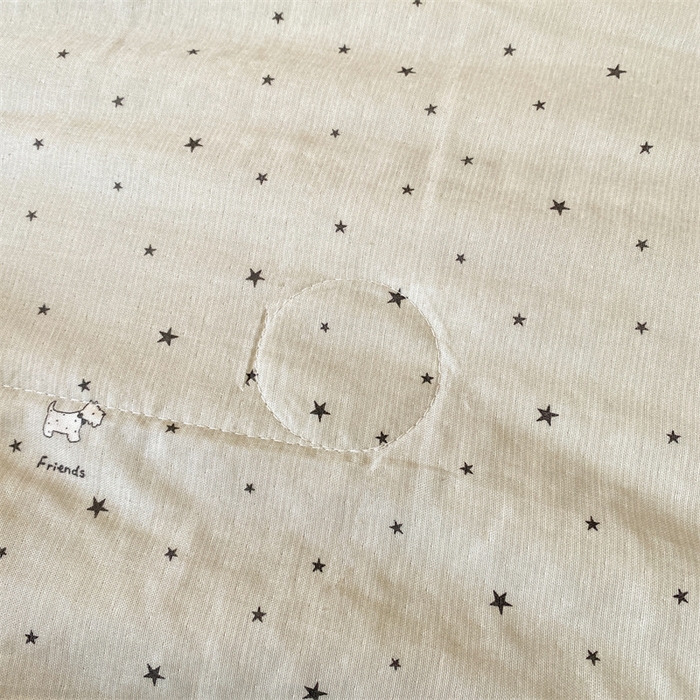 91家纺网 家纺一手货源 找家纺 2025新款全棉双层纱多功能夏被四件套 行星狗