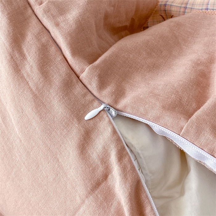 91家纺网 家纺一手货源 找家纺 2025新款全棉双层纱多功能夏被四件套 蝴蝶结