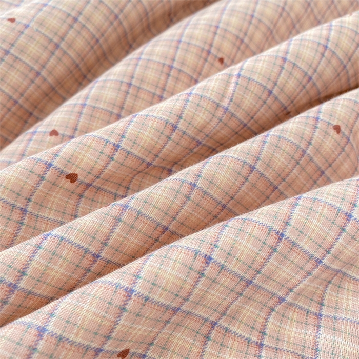 91家纺网 家纺一手货源 找家纺 2025新款全棉双层纱多功能夏被四件套 蝴蝶结