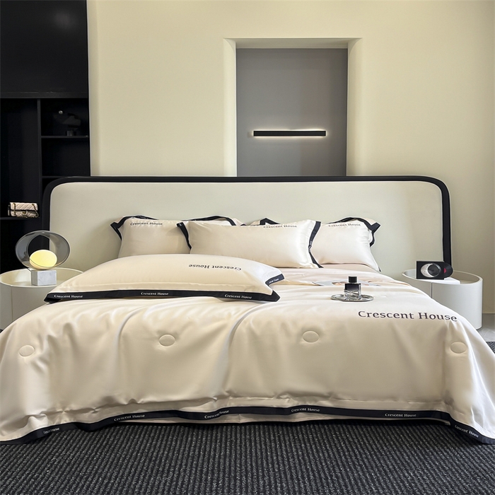 91家纺网 家纺一手货源 找家纺 （总）小久久（小九九） 2025新款水洗冰丝夏被四件套-卡瑞娜系列