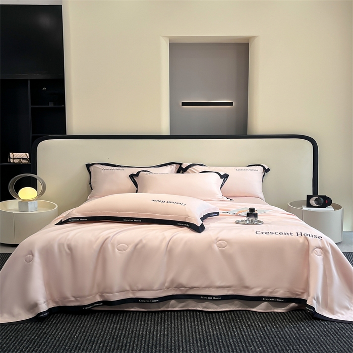 91家纺网 家纺一手货源 找家纺 （总）小久久（小九九） 2025新款水洗冰丝夏被四件套-卡瑞娜系列