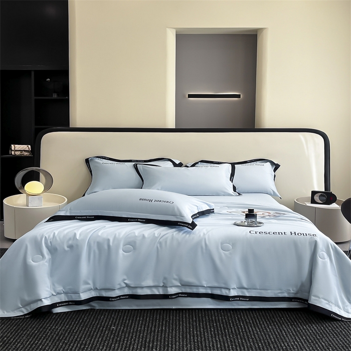 91家纺网 家纺一手货源 找家纺 （总）小久久（小九九） 2025新款水洗冰丝夏被四件套-卡瑞娜系列