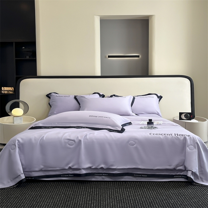 91家纺网 家纺一手货源 找家纺 （总）小久久（小九九） 2025新款水洗冰丝夏被四件套-卡瑞娜系列