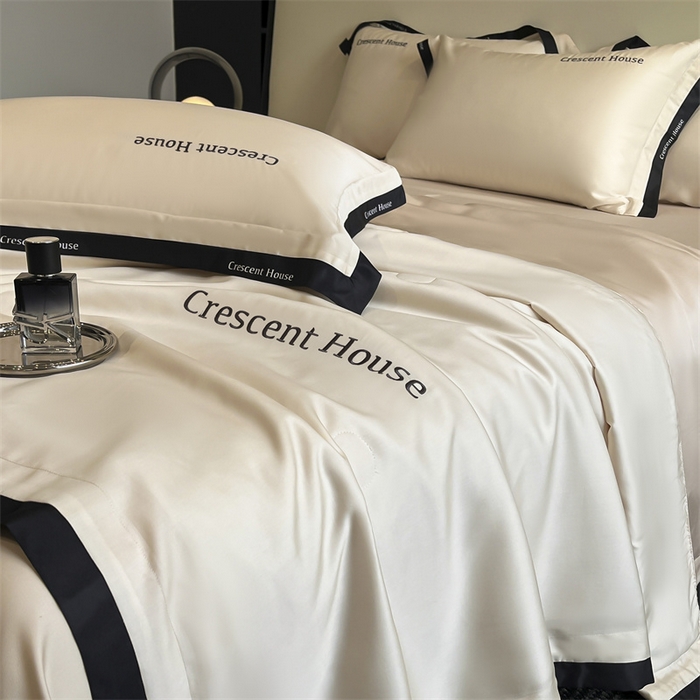 91家纺网 家纺一手货源 找家纺 （总）小久久（小九九） 2025新款水洗冰丝夏被四件套-卡瑞娜系列