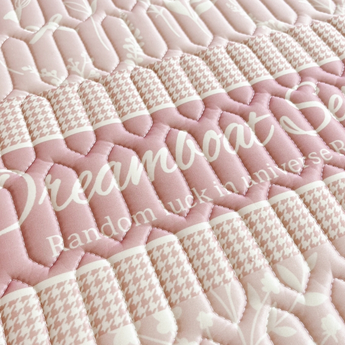 91家纺网 家纺一手货源 找家纺 沐慕 2025新款高克重小清新乳胶凉席-风格二 宠物乐园