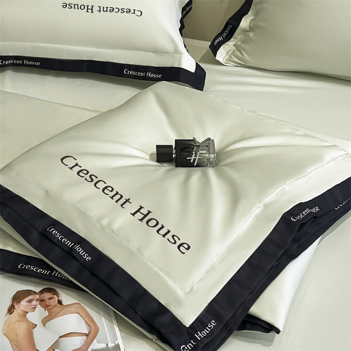 91家纺网 家纺一手货源 找家纺 小久久（小九九） 2025新款水洗冰丝夏被四件套-卡瑞娜系列 卡瑞娜-水果清香